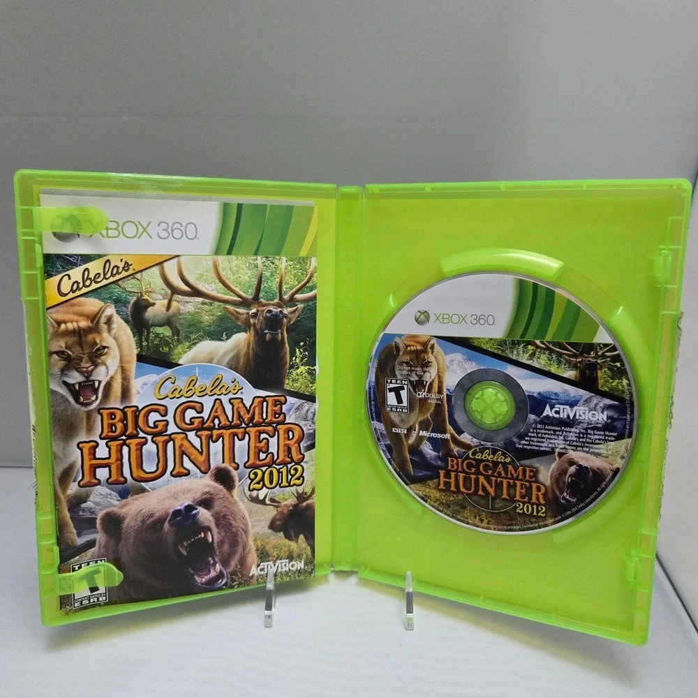 Cabelas Big Game Hunter 2012 - Microsoft Xbox 360 - CIB W/ Manual Tested & Works